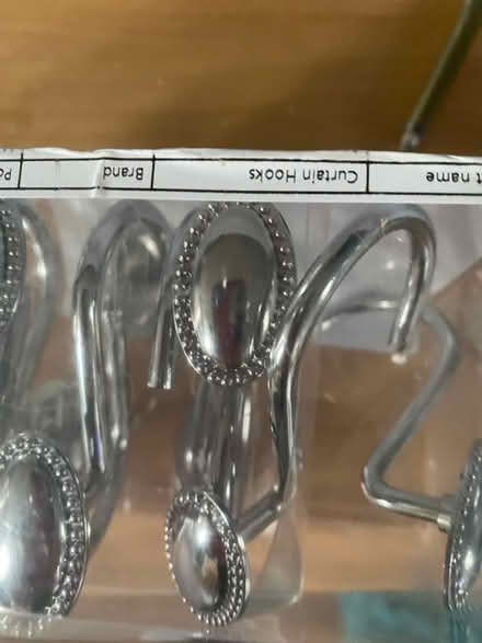 Photo of free 8 Shower curtain hooks (Sturdee Road LE2) #1