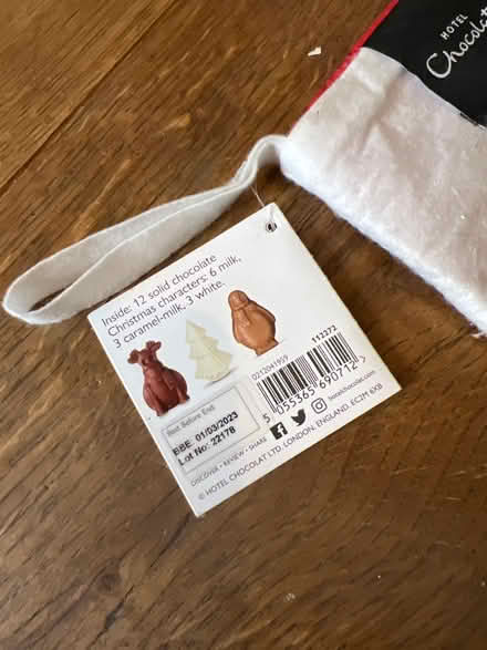 Photo of free Hotel Chocolat Santa Stocking (Southsea PO4) #3