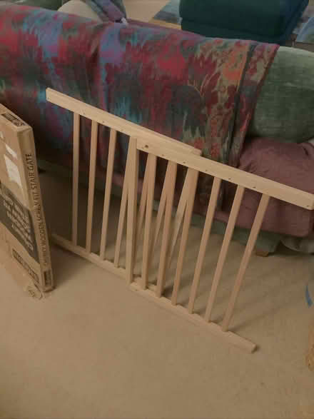 Photo of free Extendable wooden baby gate (Great Maplestead CO9) #1