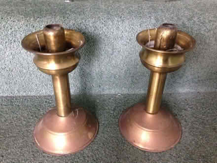 Photo of free Brass candlestick holders (Oakridge RG21) #1
