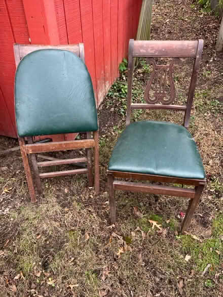 Photo of free 2 Antique wood folding chairs (Rhinebeck village) #2
