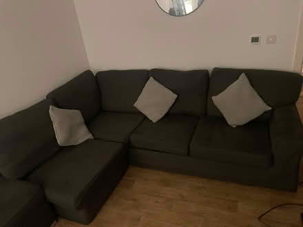 Photo of free Corner L shape sofa( grey) (CB4) #1