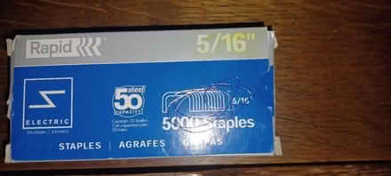 Photo of free Staples oversized 5/16" (Carlington) #1