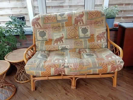 Photo of free 2 seater cane sofa (Garstang PR3) #1