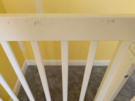 Photo of free White John Lewis Cot, mattress and sheets (Bishopton Hamlet CV37) #4