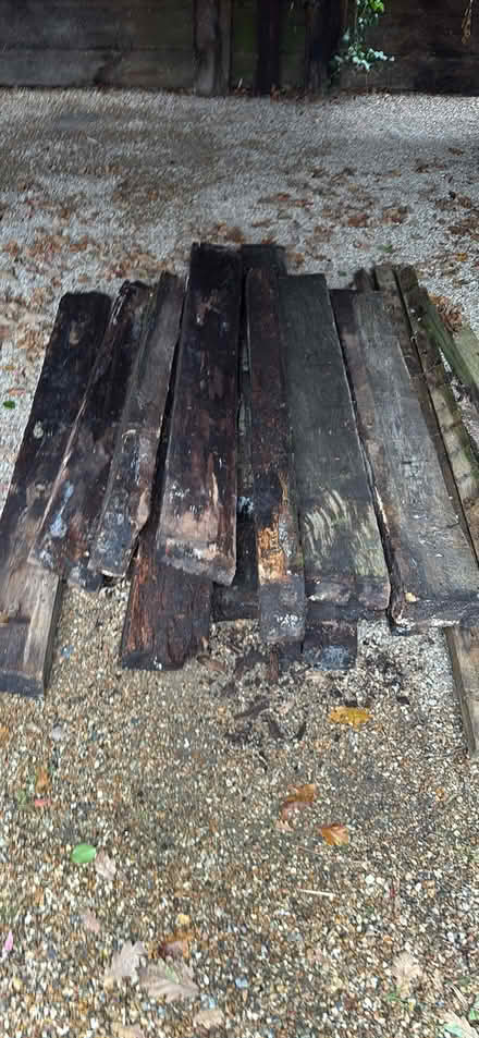 Photo of free Oak sleepers (Corfe Mullen BH21) #1