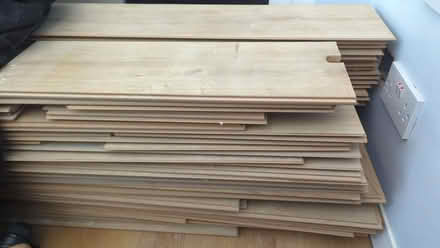 Photo of free Used laminate flooring - light oak effect (Cramlington NE23) #1