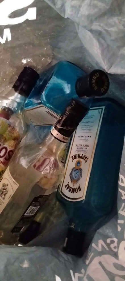 Photo of free Bag of 1litre spirit bottles (Carnforth LA5) #1