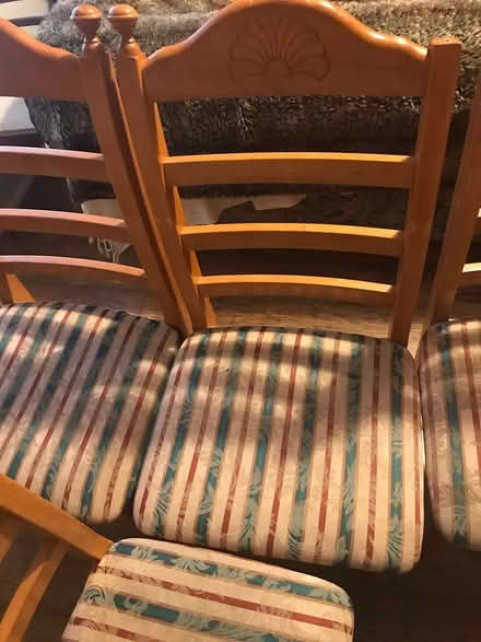 Photo of free Four wooden dining chairs (Mottingham) #1