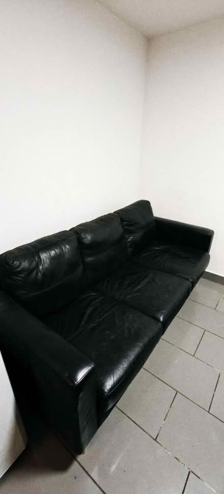 Photo of free Sofa (Black) (PR1 1UU) #1