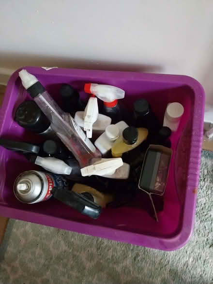 Photo of free Box of car stuff. Shampoo, de-icer etc (Fairfield Park) #1