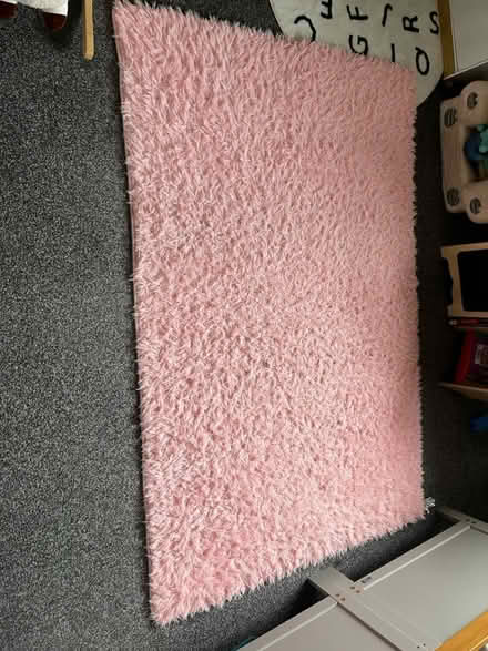 Photo of free Girls soft pink rug (190x130cm) (Wye (TN25)) #1