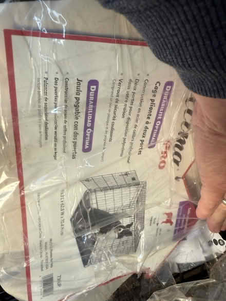 Photo of free 2 Large dog crates (Archer Lodge) #1