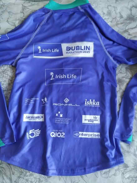 Photo of free 2025 Dublin marathon tshirt jacket (Balbriggan) #4