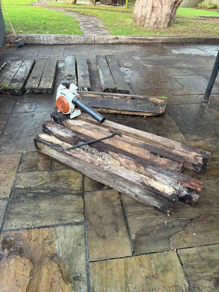 Photo of free Oak sleepers (Corfe Mullen BH21) #3