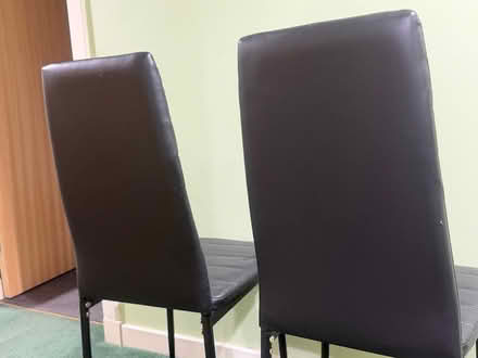 Photo of free Two black chairs (Eh17 8fw) #4