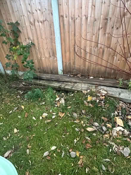 Photo of free Large sleeper type planks of wood (L11) #2