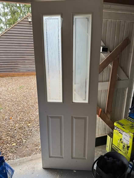 Photo of free glass panelled door (Hickling Pastures LE14) #1