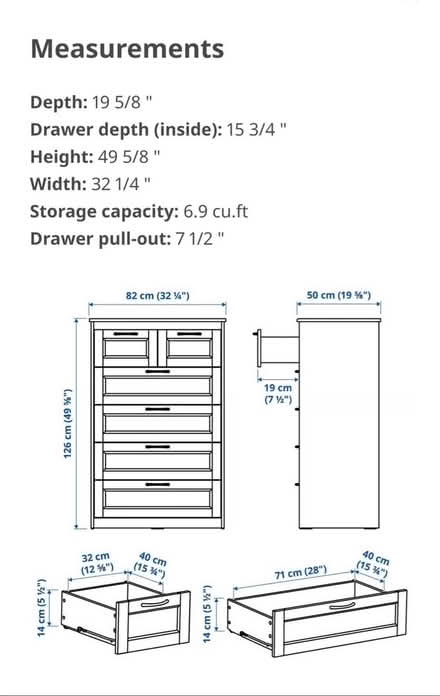 Photo of free IKEA dresser (Hill East) #2