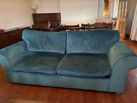 Photo of free two matching three seater couches (Clontarf Dublin 3) #1