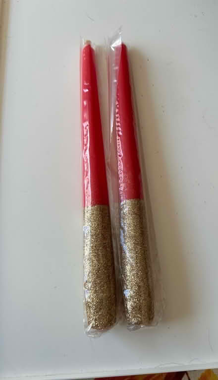 Photo of free Red taper candles (Burlington near Woburn line) #1