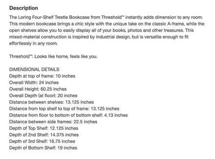 Photo of free 4-Shelf Bookshelf (Logan Square) #2