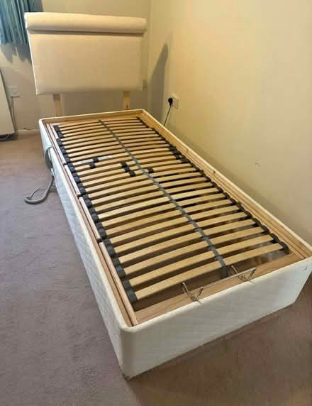 Photo of free Electric Single Bed with headboard - no mattress (East Dorset District BH21) #1