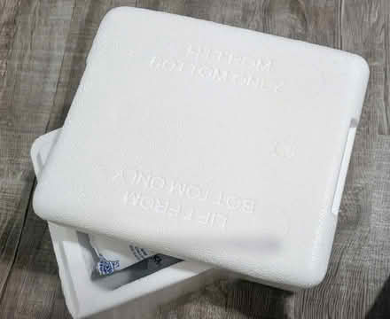 Photo of free Styrofoam cooler (11x12") w ice (Allston) #2