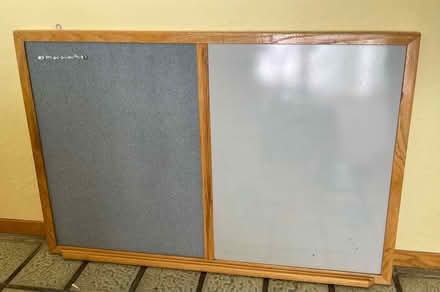 Photo of free Combo Bulletin Board/Whiteboard (near the Cupertino Library) #1