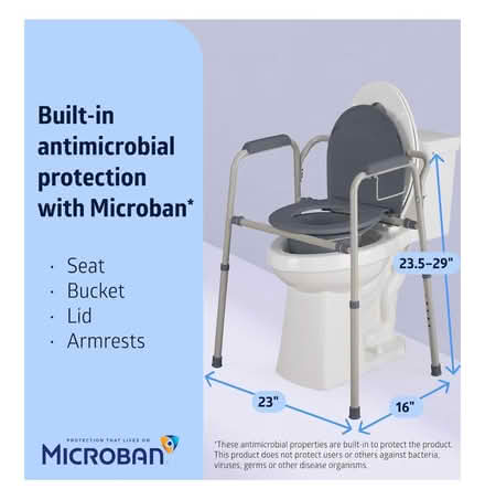 Photo of free Medline 3-in-1 Commode (West San Jose 95128) #2