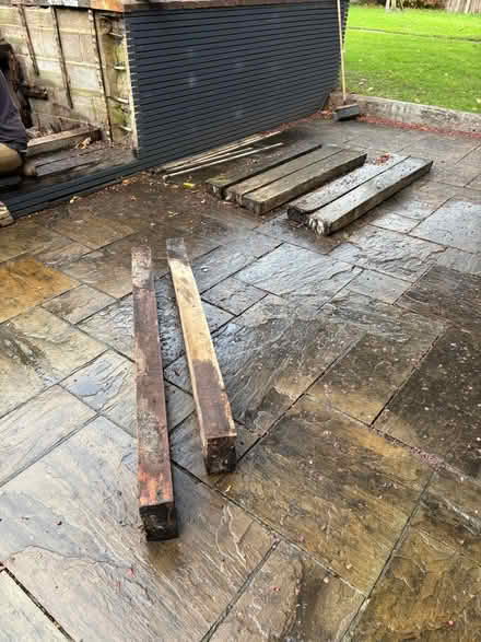 Photo of free Oak sleepers (Corfe Mullen BH21) #2