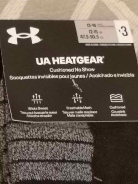 Photo of free Men's Size 12-15 UA Ankle Socks (Kiveton Park, S26) #2