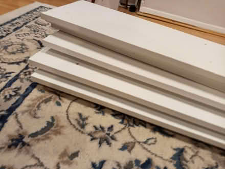 Photo of free 8 White shelves (Hemel Hempstead HP1) #1
