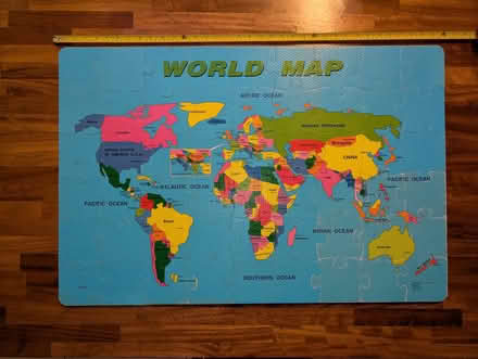 Photo of free Jigsaw, 54 Chunky Piece World Map (Dun Laoghaire/glenageary) #1