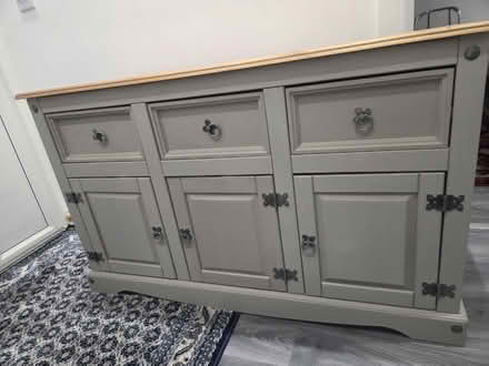 Photo of free Grey wooden sideboard (Hounslow TW4) #1