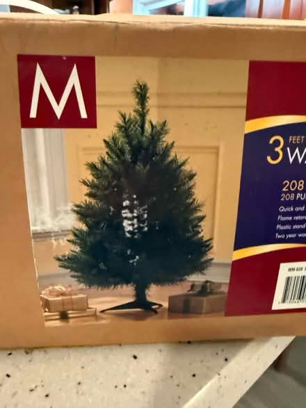 Photo of free 3’ Artificial Christmas Tree (Chelmsford, MA) #1