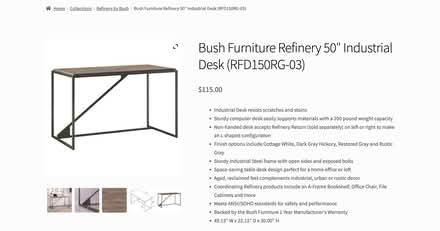 Photo of free 50" Flat Top Desk (Logan Square) #1