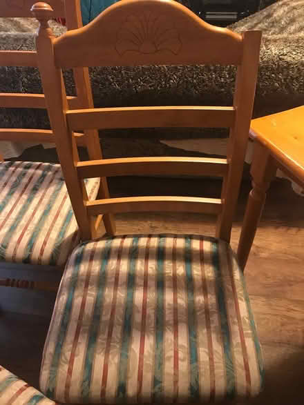 Photo of free Four wooden dining chairs (Mottingham) #3