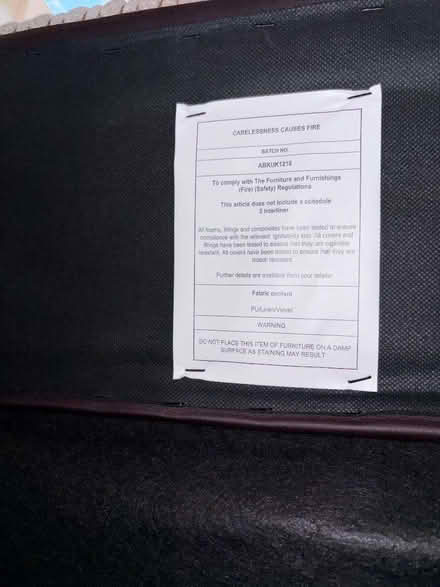 Photo of free recliner armchair (Chilton Trinity TA6) #2