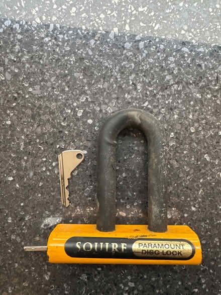 Photo of free Squire disc lock for motorbike (Burpham, Guildford) #1