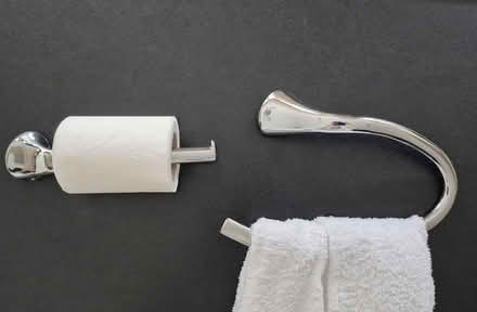 Photo of free Towel Rail & Toilet Roll Holder (Mosborough S20) #1
