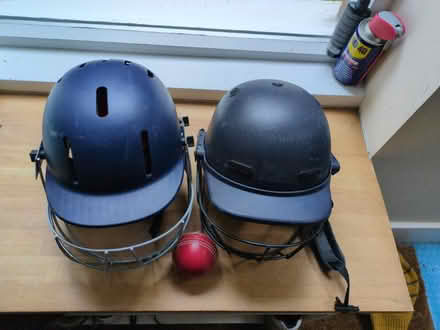 Photo of free Cricket helmet and ball (Lewisham SE4) #1
