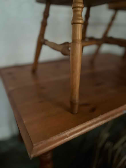 Photo of free Pine table & 2x chairs (Devizes SN10) #2