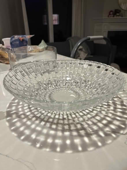 Photo of free Large decorative glass dish (Markham) #1