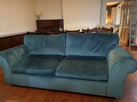 Photo of free two matching three seater couches (Clontarf Dublin 3) #2