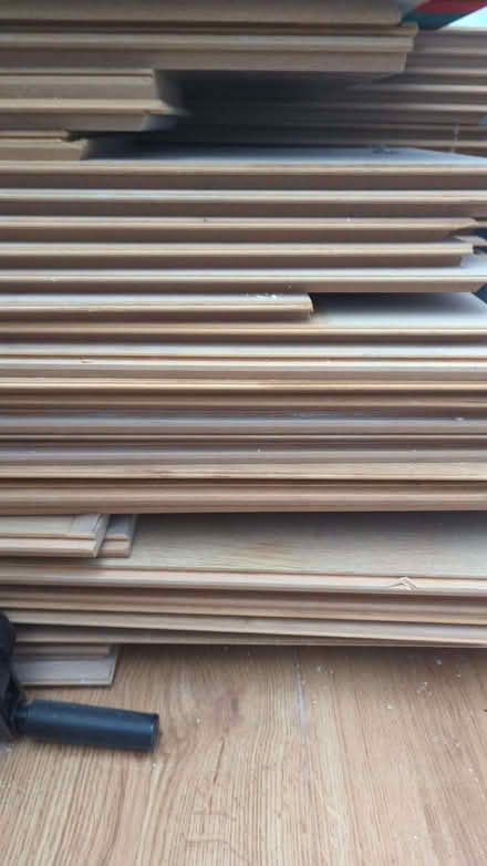 Photo of free Used laminate flooring - light oak effect (Cramlington NE23) #2