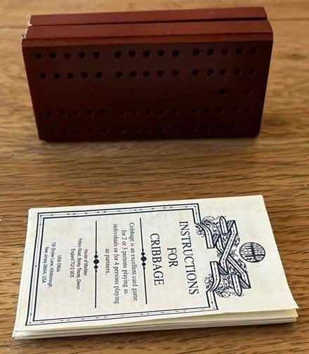 Photo of free Cribbage board and rules (Brickhill MK41) #1