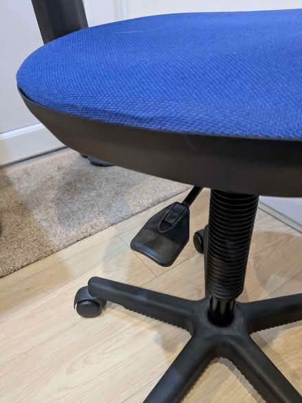 Photo of free Swivel Office Chair in Blue Fabric (Southport PR9) #2