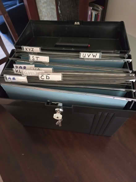 Photo of free Portable lockable filing box (Bluebell Hill ME5) #2