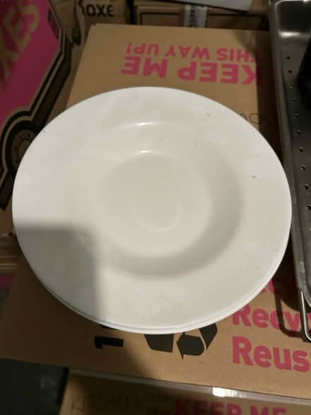 Photo of free 6 large white bowls (Emmer Green (RG4)) #1